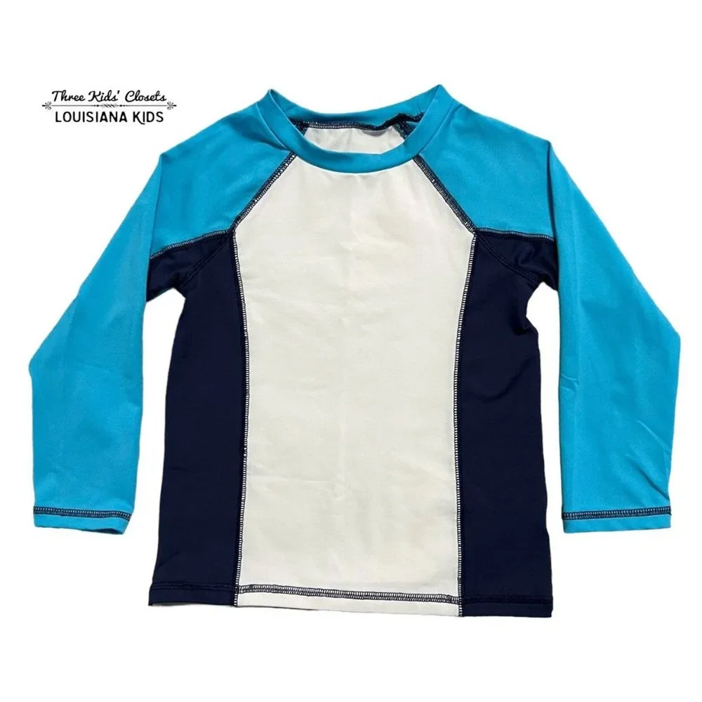Cat & Jack 4T Long Sleeved Rashguard Swim Shirt
